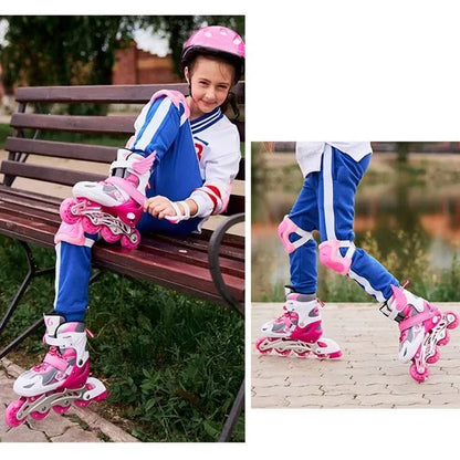 Детски ролери + кацига + штитници