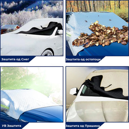 Заштита за шофершајбна и ретровизори, Заштита за шофершајбна од сонце, мраз, дожд и снег
