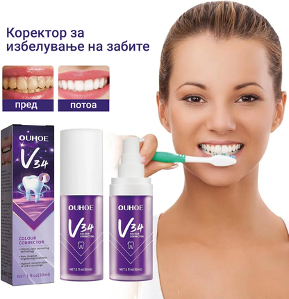 OUHOE V34 – Коректор за избелување на забите